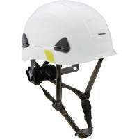 Casque de s&eacute;curit&eacute; d'escalade Fibre Metal, R&eacute;pond aux normes CSA type 2, Suspension Rochet, Non ventil&eacute; Sidevic Inc.