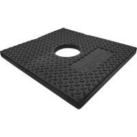 Base en caoutchouc pour poteau d&eacute;lin&eacute;ateur, 10 lb Sidevic Inc.