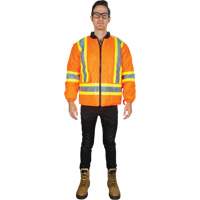 Parka d'hiver imperm&eacute;able 7-en-1, Orange haute visibilit&eacute;, 2T-Grand Sidevic Inc.