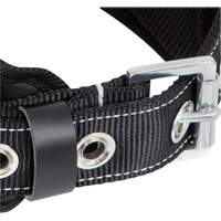 WB-6010-S Dispositif de retenue de s&eacute;curit&eacute; avec ceinture &agrave; un anneau en D et support lombaire rembourr&eacute; - Petit Sidevic Inc.