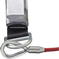 SA-5502-6 Shock Absorbing Lanyard, 6', Form Hook Center, Snap Hook Leg Ends, Galvanized Steel Sidevic Inc.