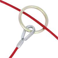 AS-21110-6 6' Cable Anchor with O-Ring Ends, Sling, Permanent Use Sidevic Inc.
