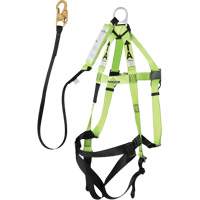FBH-10000A5440-4 Harnais & longe classe A de 4' avec capacit&eacute; de 220 lb, Combinaison harnais/longe Sidevic Inc.
