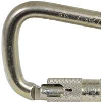 CP-03015-1 Zinc Plated Carabiner with 1" Gate Opening, Steel Sidevic Inc.