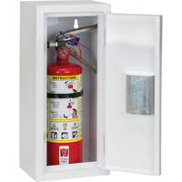 Indoor Fire Extinguisher Cabinet, 8" W x 18" H x 6" D Sidevic Inc.