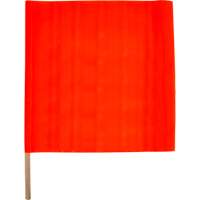 Drapeau de s&eacute;curit&eacute; routi&egrave;re, Mailles, Avec manche Sidevic Inc.