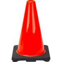 C&ocirc;ne de signalisation de premi&egrave;re qualit&eacute;, 12", Orange Sidevic Inc.