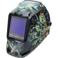 VIKING 3350 Zombie Welding Helmet, 3.74" L x 3.34" W View Area, 5 - 13 Shade Range Sidevic Inc.