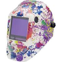 VIKING 3350 Creative Spark Welding Helmet, 3.74" L x 3.34" W View Area, 5 - 13 Shade Range Sidevic Inc.