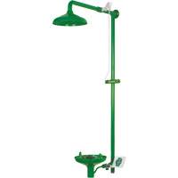 Laboratory Combination Shower with Open ABS Bowl, Wall-Mount Sidevic Inc.