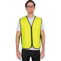 Veste refroidissante &agrave; &eacute;vaporation, Moyen, Jaune lime haute visibilit&eacute; Sidevic Inc.