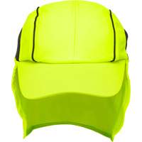Chapeaux de refroidissement avec voiles pour le cou, Lime haute visibilit&eacute; Sidevic Inc.