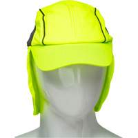 Chapeaux de refroidissement avec voiles pour le cou, Lime haute visibilit&eacute; Sidevic Inc.