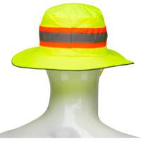 Chapeau de p&ecirc;cheur &agrave; refroidissement par &eacute;vaporation, Lime haute visibilit&eacute; Sidevic Inc.