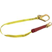 External Energy Absorber Lanyard with 2-1/4" Hook, 6', Snap Hook Center, Snap Hook Leg Ends, Polyester Sidevic Inc.