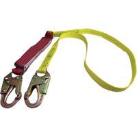 External Energy Absorber Lanyard with 3/4" Hook, 6', Snap Hook Center, Snap Hook Leg Ends, Polyester Sidevic Inc.