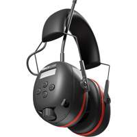 &eacute;couteurs AM/ FM Air Defender noir & Rouge, Style Bandeau, 24 dB Sidevic Inc.