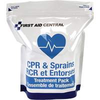 9-Piece CPR & Sprains Refill Pack for Emergency Response First Aid Kit Sidevic Inc.