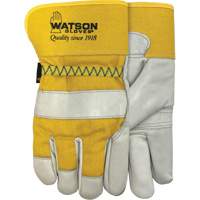 94003i Leather Combo Lined Gloves, Large, Grain Cowhide Palm, Fleece Inner Lining Sidevic Inc.