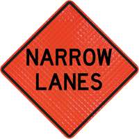 Quadra Flex Roll-Up Sign with Traffic Control Person Ahead Symbol Sidevic Inc.