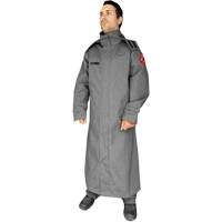 CoreMAX FR 52" Jacket with Attached Hood, Small, Grey Sidevic Inc.