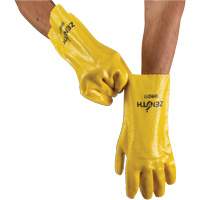 Gants &agrave; fini rugueux et r&eacute;sistants aux produits chimiques, Taille 9, 12" lo, PVC, Doublure en Interlock, 47-mil Sidevic Inc.