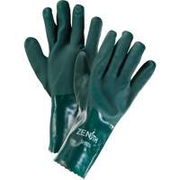 Gants verts &agrave; double enduit, 12" lo, PVC, Doublure en Jersey de coton, 70 mils Sidevic Inc.