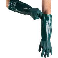 Gants verts &agrave; double enduit, 18" lo, PVC, Doublure en Jersey de coton, 70 mils Sidevic Inc.
