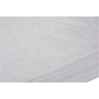 Feuilles absorbantes li&eacute;es, Huile seulement, 15" x 19", 10 gal. d'absorption Sidevic Inc.