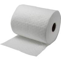 Rouleaux absorbants li&eacute;es, Poids moyen, 150' lo x 15" la, Absorption 10 gal. Sidevic Inc.