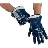 Heavyweight Safety Cuff Gloves, 11/2X-Large, Nitrile Coating, Cotton Shell Sidevic Inc.