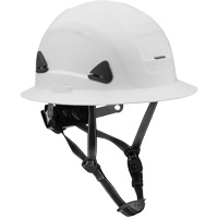 Casque Fibre Metal de style escalade avec bordure compl&egrave;te, R&eacute;pond aux normes CSA type 2, Suspension Rochet, Non ventil&eacute; Sidevic Inc.