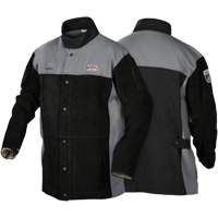 XVI Series Heavy-Duty FR Welding Jacket, Leather, Medium, Black Sidevic Inc.