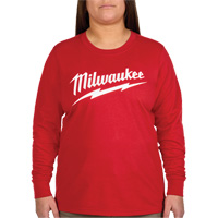 GRIDIRON Long Sleeve Logo T-Shirt, Women's, X-Small, Red Sidevic Inc.