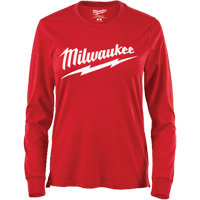 GRIDIRON Long Sleeve Logo T-Shirt, Women's, X-Small, Red Sidevic Inc.