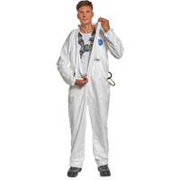 Harness-Compatible Disposable Coverall, Small, White, Tyvek&reg; 500 Sidevic Inc.