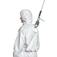 Harness-Compatible Disposable Coverall, Small, White, Tyvek&reg; 500 Sidevic Inc.
