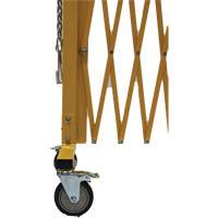 Barri&egrave;re extensible, 84" h x 20' lo, Jaune Sidevic Inc.