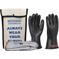 Class 0 Rubber Electrical Glove Kit, 8, 11" L, 20 cal/cm², NFPA 70E Sidevic Inc.