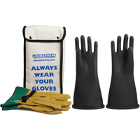 Class 2 Rubber Electrical Glove Kit, 9, 14" L, 37 cal/cm², NFPA 70E Sidevic Inc.