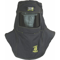 TCG Arc Flash Hood, Black, 40 cal/cm², ANSI Z87.1/ASTM F1506/ASTM F1959/ASTM F2178/Meets/Exceeds CSA Z462/NFPA 70E, 4 Arc Flash PPE Category Level Sidevic Inc.