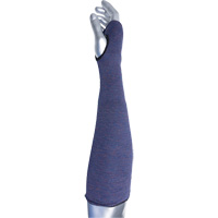 Kut Gard&reg; ECO Series 2-Ply ASP Sleeve with Thumb Hole, Aramid, 14", ASTM ANSI Level A3, Purple Sidevic Inc.