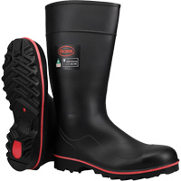 Boss&reg; Footwear Full ESR Safety Boot, Polyblend/PVC, Steel Toe, Size 4 Sidevic Inc.