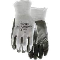 389 Stealth Lite Speed Gloves, X-Small, Nitrile Coating, Polyester Shell Sidevic Inc.