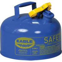 Bidon de s&eacute;curit&eacute; pour le k&eacute;ros&egrave;ne, Type I, Acier galvanis&eacute;, 2 gal. US, Bleu, Homologu&eacute; FM/List&eacute; UL/ULC Sidevic Inc.