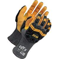 Cut-X&reg; Cut-Resistant Touchscreen Impact Gloves, 6, Foam Nitrile Palm, Elastic Cuff Sidevic Inc.
