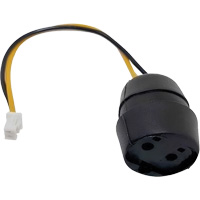 Connecteur de prise pour panneau &agrave; deux broches pour &eacute;couteurs Molex Sidevic Inc.