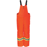 Combinaison robuste trilob&eacute;e ignifug&eacute;e anti-d&eacute;chirure de 300D Journeyman, Polyester, Petit, Orange haute visibilit&eacute; Sidevic Inc.