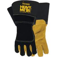 Gants de soudage d'hiver Black Velvet Heavy Metal, Taille Petit, Enveloppe en Cuir d'&eacute;lan refendu, ASTM ANSI niveau A5 Sidevic Inc.