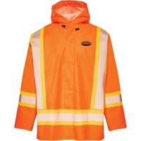 R804 Hurricane Rain Jacket, Small, High Visibility Orange Sidevic Inc.